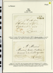 DEPARTEMENT CONQUIS 1797-1814, Collection de 20 lettres