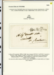 DEPARTEMENT CONQUIS 1797-1814, Collection de 20 lettres