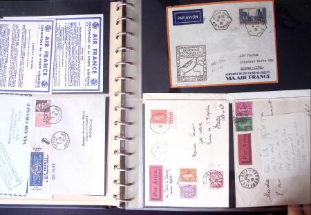 AEROPHILATELIE +490 premiers vols et plis d'aviation