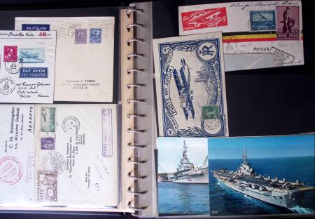 AEROPHILATELIE +490 premiers vols et plis d'aviation