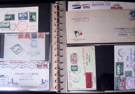 AEROPHILATELIE +490 premiers vols et plis d'aviation