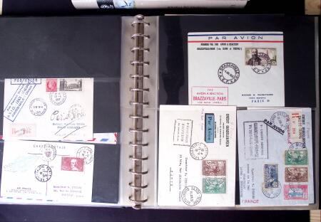 AEROPHILATELIE +490 premiers vols et plis d'aviation
