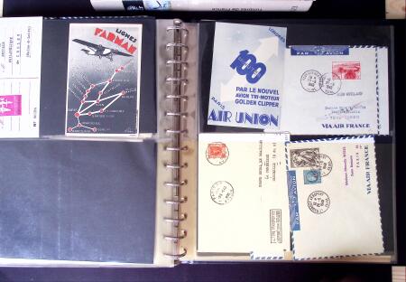 AEROPHILATELIE +490 premiers vols et plis d'aviation