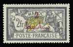 Sélection de timbres du MAROC français dont n°29a,