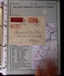 1919-1956, Collection sur pages de 113 plis en 3 classeurs,