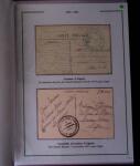 1919-1956, Collection sur pages de 113 plis en 3 classeurs,