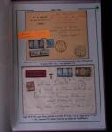 1919-1956, Collection sur pages de 113 plis en 3 classeurs,