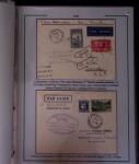 1919-1956, Collection sur pages de 113 plis en 3 classeurs,