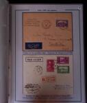 1919-1956, Collection sur pages de 113 plis en 3 classeurs,