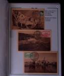 1919-1956, Collection sur pages de 113 plis en 3 classeurs,