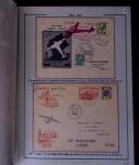 1919-1956, Collection sur pages de 113 plis en 3 classeurs,