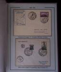 1919-1956, Collection sur pages de 113 plis en 3 classeurs,