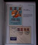 1919-1956, Collection sur pages de 113 plis en 3 classeurs,