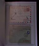 1919-1956, Collection sur pages de 113 plis en 3 classeurs,