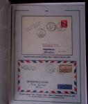 1919-1956, Collection sur pages de 113 plis en 3 classeurs,