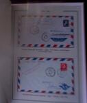 1919-1956, Collection sur pages de 113 plis en 3 classeurs,