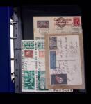 1910-75 Lot of over 85 airmail covers in one album,