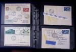 1910-75 Lot of over 85 airmail covers in one album,