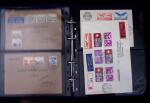 1910-75 Lot of over 85 airmail covers in one album,