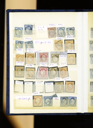 1862-68, Lot comprenant un classeur ainsi qu'un page