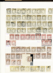 1870-71 Selection d'oblitérés en un album comprenant
