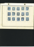 1870-71 Selection d'oblitérés en un album comprenant