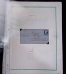 1853-62, Un classeur avec variétés sur le numéro