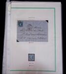 1853-62, Un classeur avec variétés sur le numéro