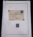 1853-62, Un classeur avec variétés sur le numéro