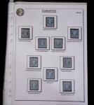 1853-62, Un classeur avec variétés sur le numéro