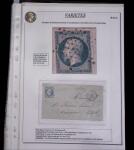 1853-62, Un classeur avec variétés sur le numéro