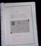 1853-62, Un classeur avec variétés sur le numéro