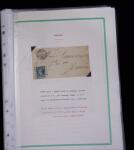 1853-62, Un classeur avec variétés sur le numéro