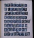 1853-62, Un classeur avec variétés sur le numéro
