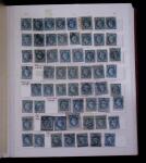 1853-62, Un classeur avec variétés sur le numéro