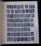1853-62, Un classeur avec variétés sur le numéro