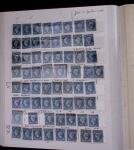 1853-62, Un classeur avec variétés sur le numéro