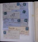 1853-62, Un classeur avec variétés sur le numéro