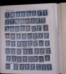 1853-62, Un classeur avec variétés sur le numéro