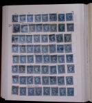 1853-62, Un classeur avec variétés sur le numéro