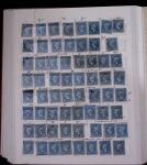 1853-62, Un classeur avec variétés sur le numéro