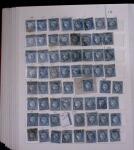 1853-62, Un classeur avec variétés sur le numéro