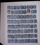 1853-62, Un classeur avec variétés sur le numéro