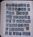 1853-62, Un classeur avec variétés sur le numéro