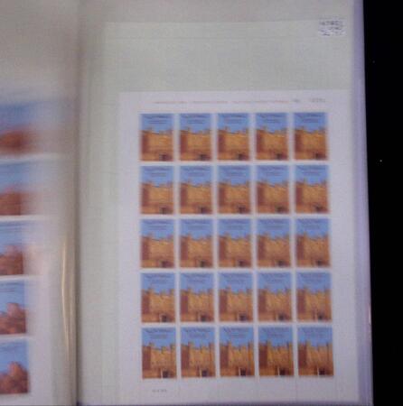 1972-1982, +100 complete mnh sheets of MOROCCO showing