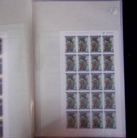 1972-1982, +100 complete mnh sheets of MOROCCO showing