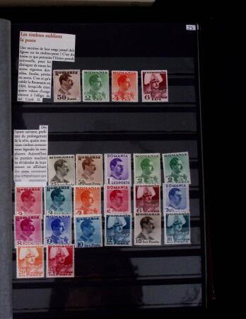 1920-2000, Specialised collection on errors and varieties