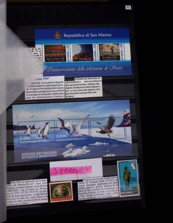 1920-2000, Specialised collection on errors and varieties