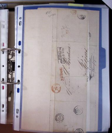 1820-1867, Archive of +480 covers to the Champagne