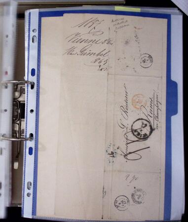 1820-1867, Archive of +480 covers to the Champagne